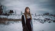 Out in the snow