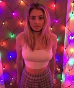 All lit up