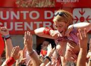 San Fermin Festival girls