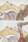 Decapitated.