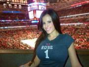 Wendy at a basketball game (Crosspost from r/HugeBoobs)