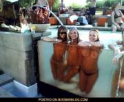 Hot tub triple threat