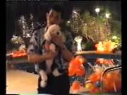 Our new King's 3rd wife topless on her dog's birthday party in 2001