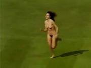 Sheila Nicholls Streaking Nude at Lords Cricket Ground, London, 29th May 1989