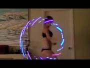 LED Hula Hoop girl