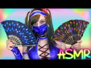 ASMR TINGLES ░ Wind ♡ Texture, Fabric, Kitana Cosplay, Role Play, Mortal Kombat, Ninja ♡