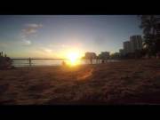 On the Beach in Hawaii (Timelapse)