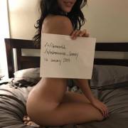 Veri[f]y this submissive half asian slut