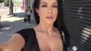 Going commando on the street [GIF]