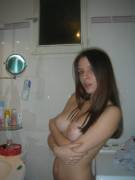 Hottie in the bathroom