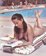 Tanning at the resort