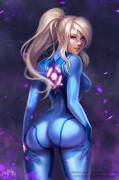 Samus' Delicious Bubble Butt. [Metroid.] 