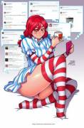 Smug Wendy [Wendy's] (DarkerEve)