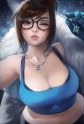 Mei by sakimichan (overwatch)