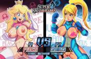 Peach Vs Samus. [Super Mario Bros.][Metroid.] 