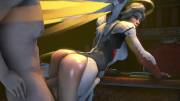 Mercy twerking on that dick, (Batesz) [Overwatch]