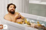 zach galifianakis in the tub