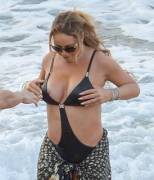 Mariah Carey Bikini Nip Slip